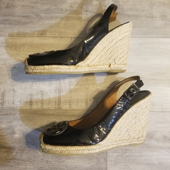 **SOLD elsewhere** Tory Burch espadrille wedges - Picture 3 of 7